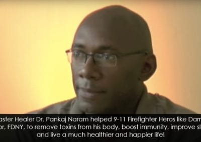 Darren Taylor FDNY 9-11 firefighter helped by Master Healer  Pankaj Naram