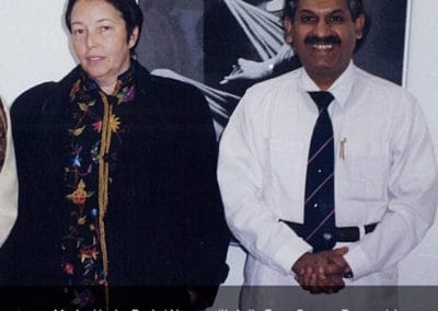 Dr. Pankaj Naram with Anita Boss, German Economist Professor and only daugther of India freedom fighter Subhas Chandra Bose