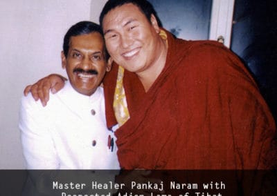 Dr. Pankaj Naram with Respected Adjon Lama of Tibet