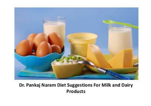Dr. Pankaj Naram Diet Suggestions For Milk and Dairy Products